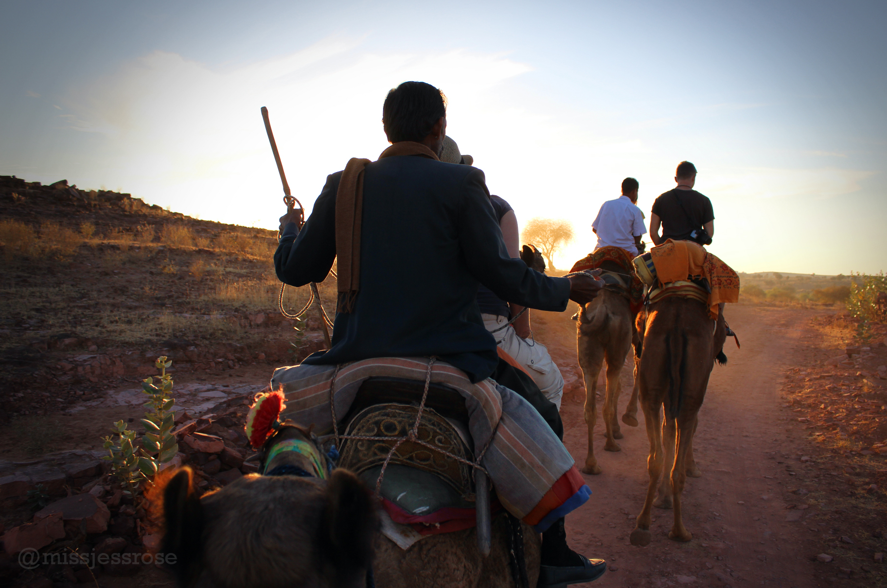 Riding off into the sunset.