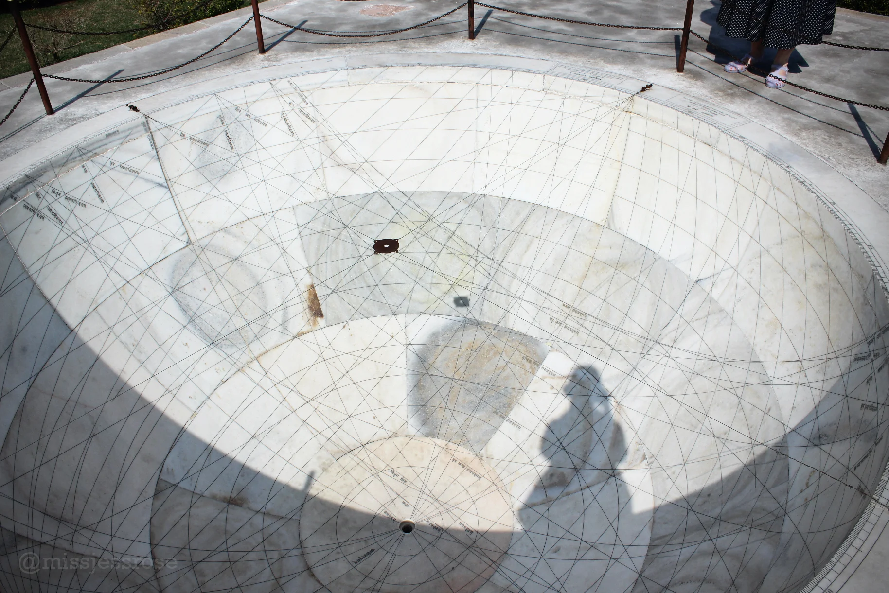This giant bowl helps measure the position of celestial bodies in the sky.