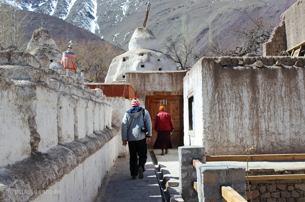 Exploring Alchi monastery