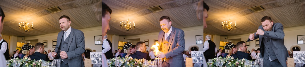 Magic at a warwick house wedding