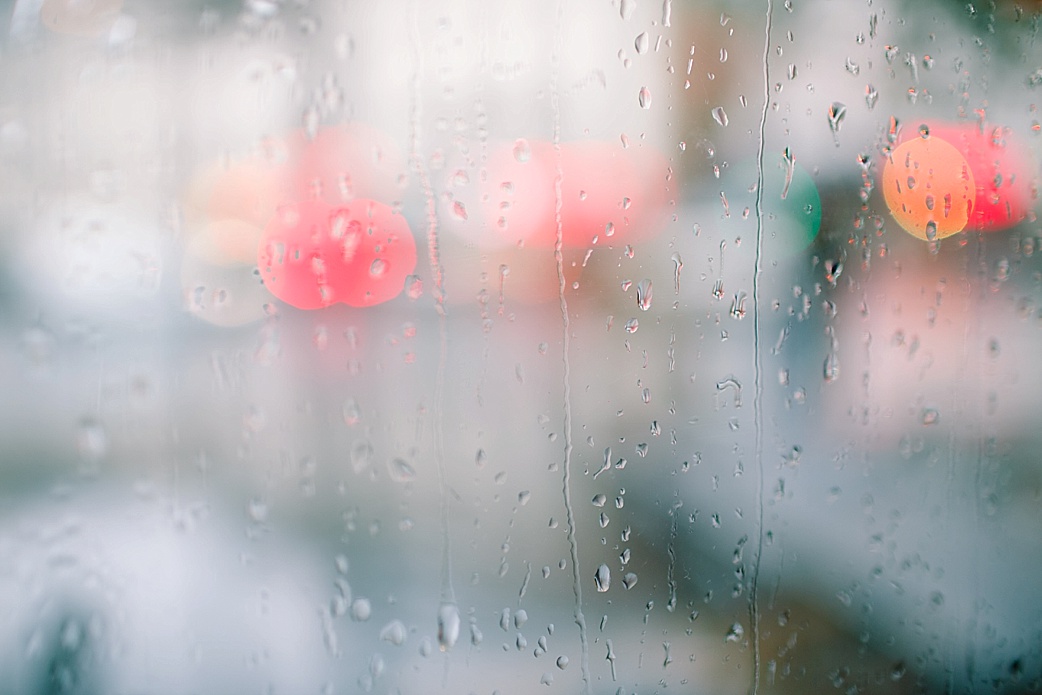 Paris rainy window