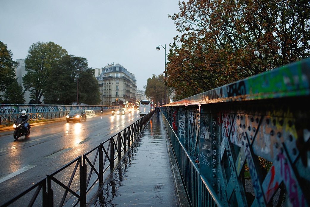 wet paris streets