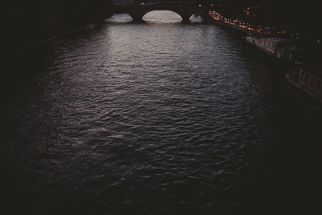 paris at dusk