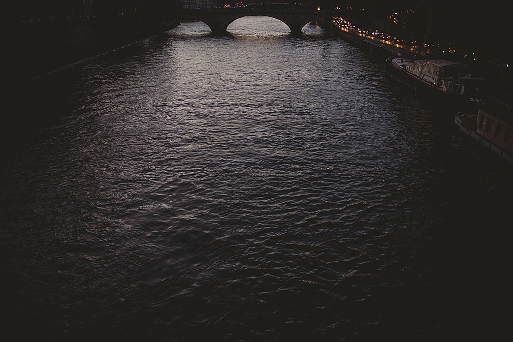 paris at dusk 