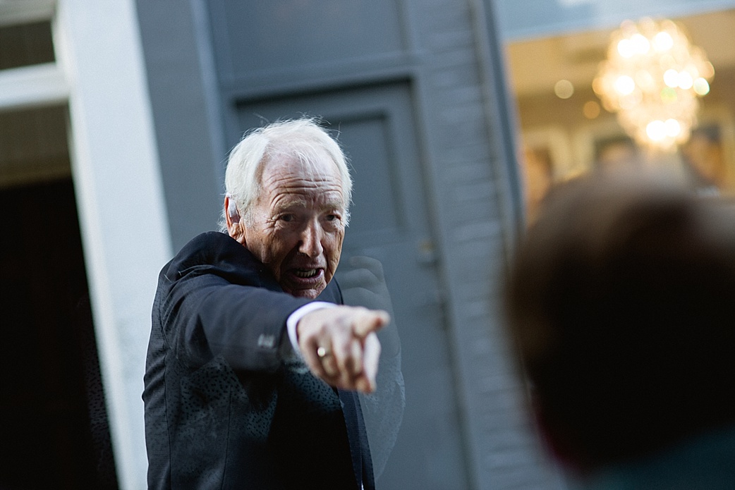 grand father at the wedding