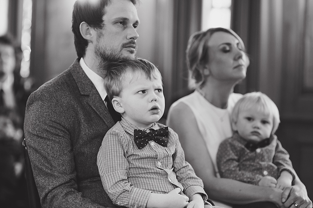 confused wedding kid