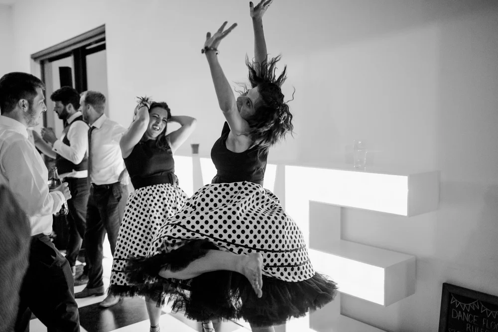 wedding dancing - wedding at Yorkshire Sculpture Park - wedding at YSP