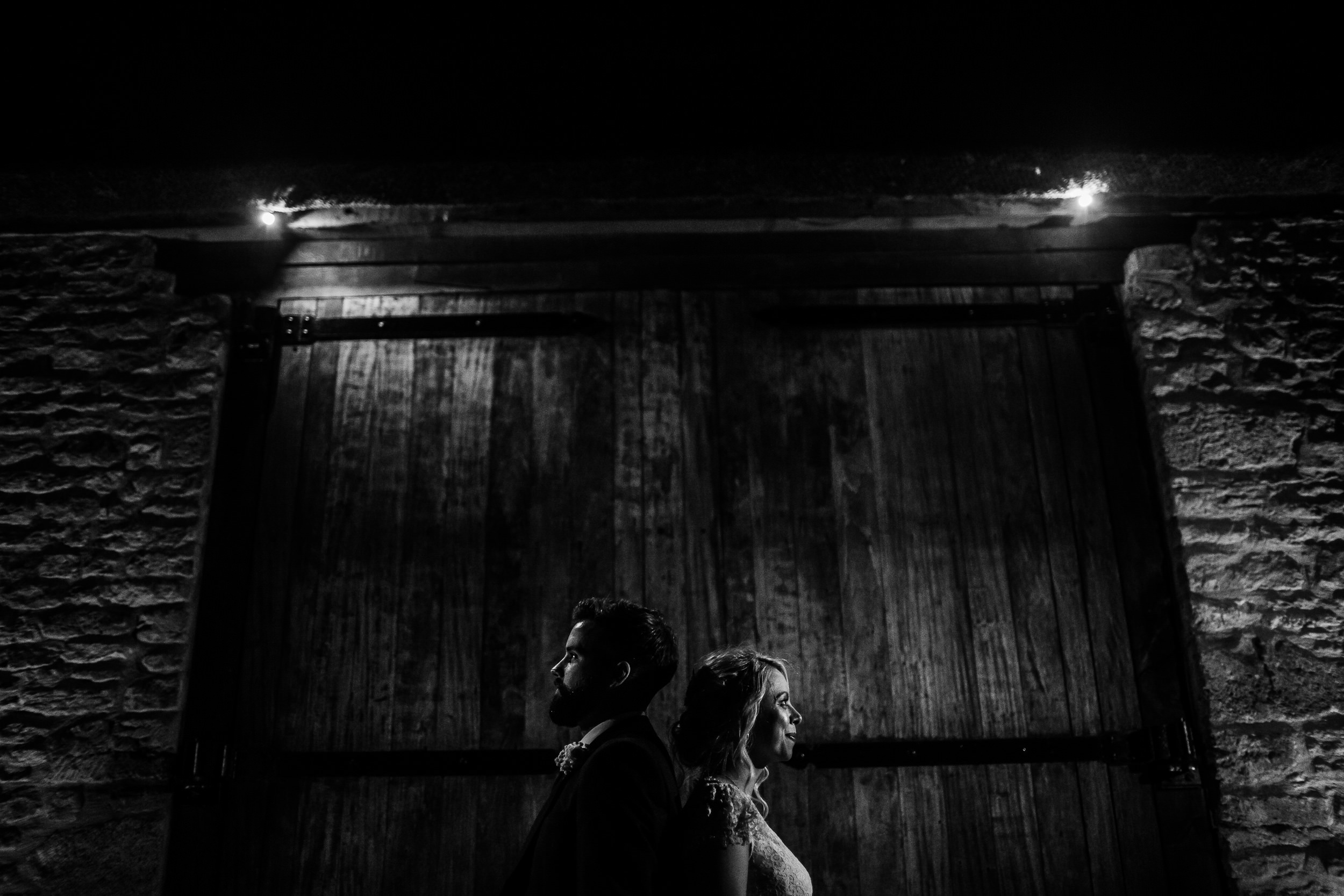 Tythe Barn wedding - Late night wedding portraits - Tythe Barn Photographer 