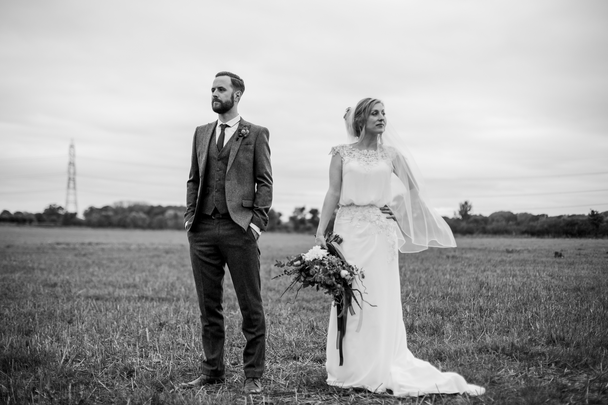 shustoke barn wedding portraits