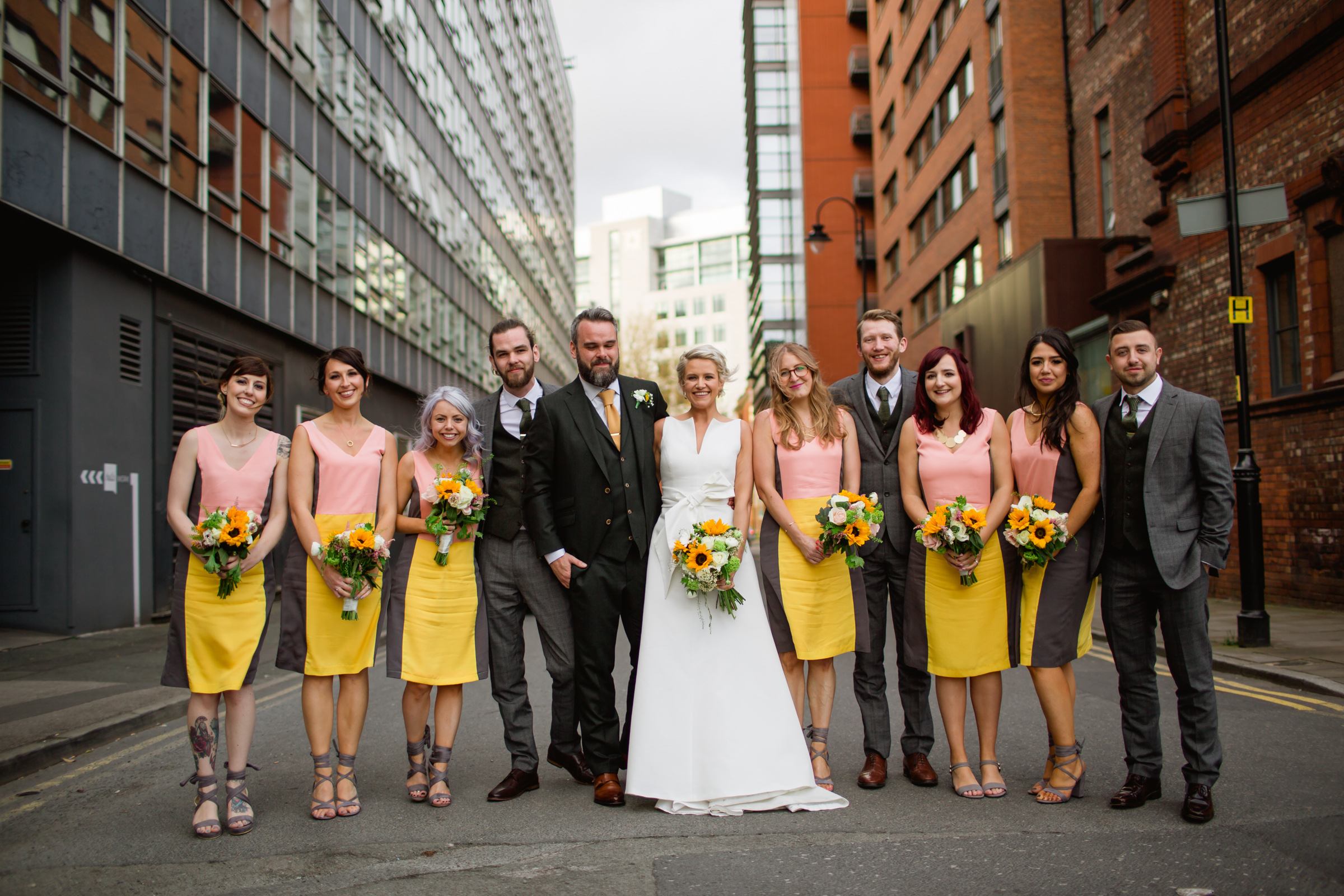 modern bridal portraits at great john street hotel manchester