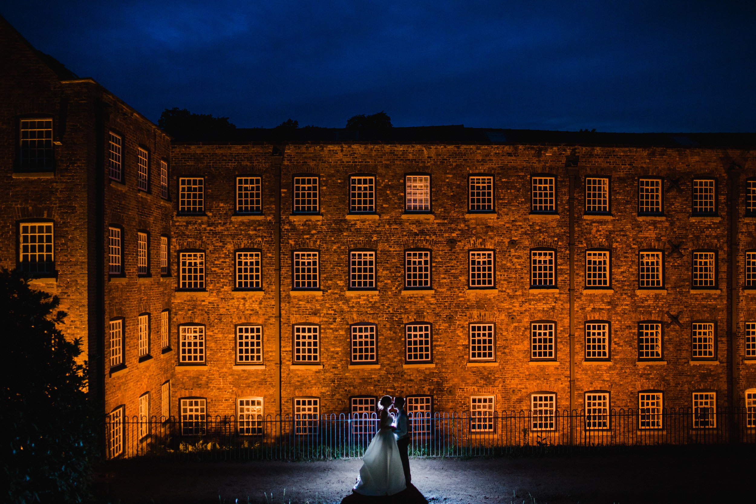 night time portrait at quarry bank