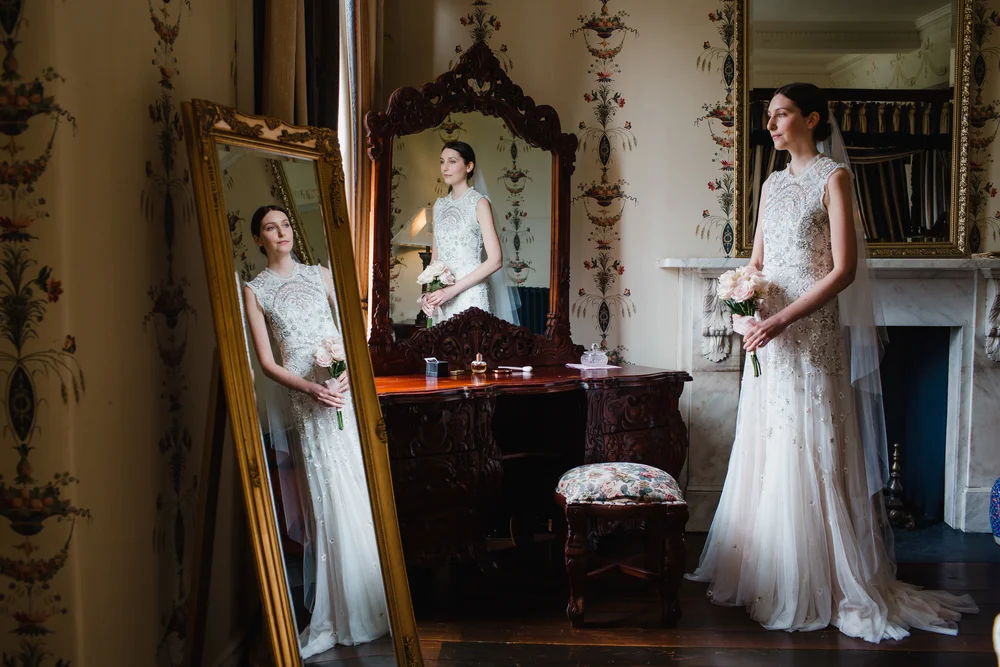 a bride before her wedding, award winning image as chosen by rock an roll bride magazine