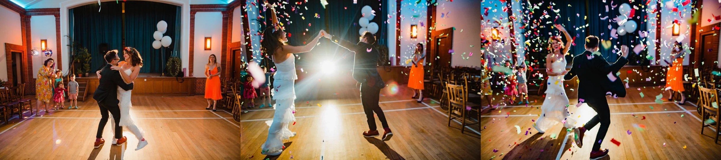 bride and groom first dance in pictures