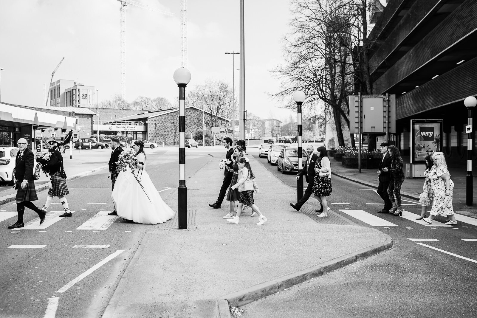 walking to the reception in coventry