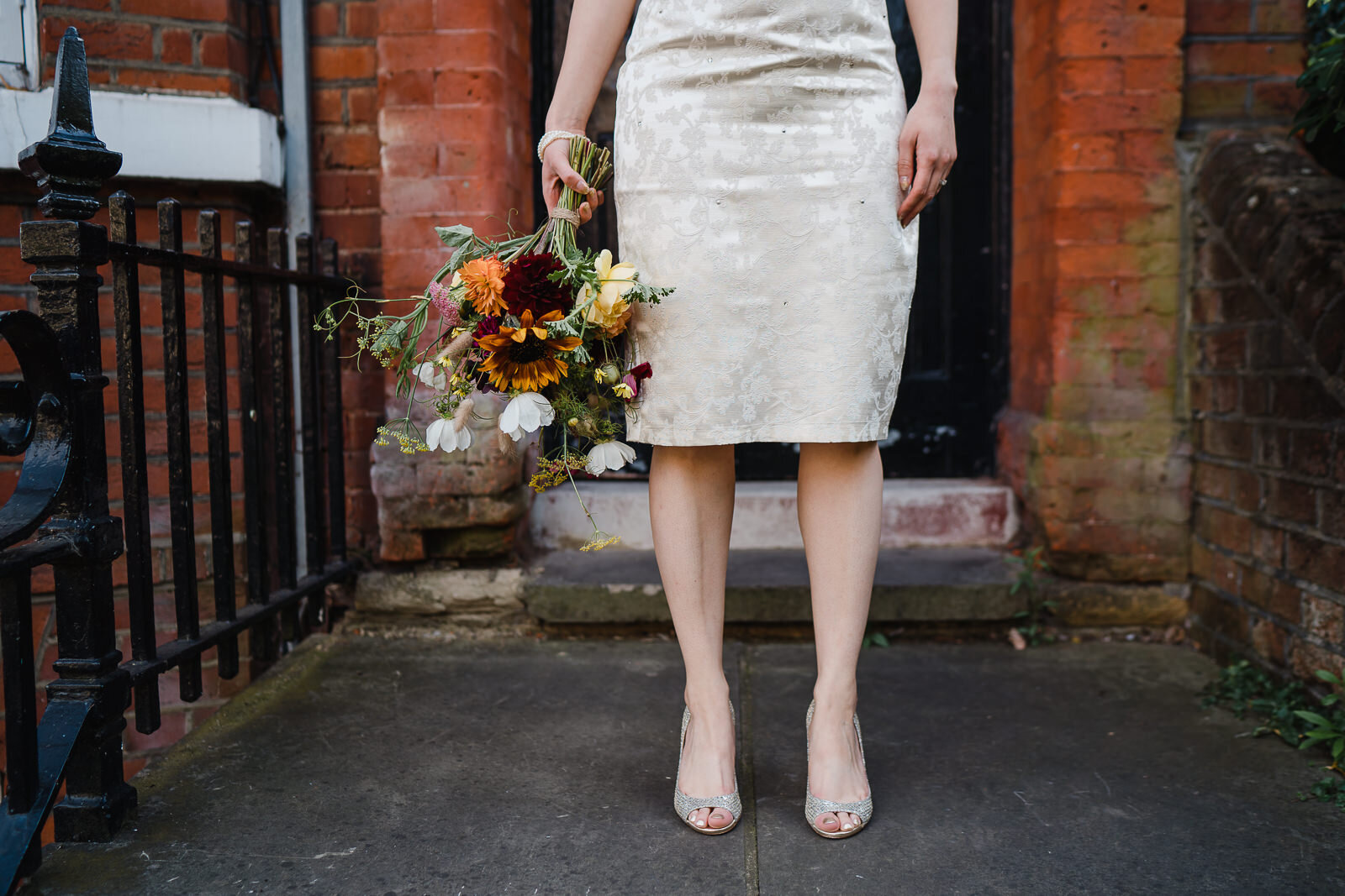 alternative bridal portrait in Stoke Newington