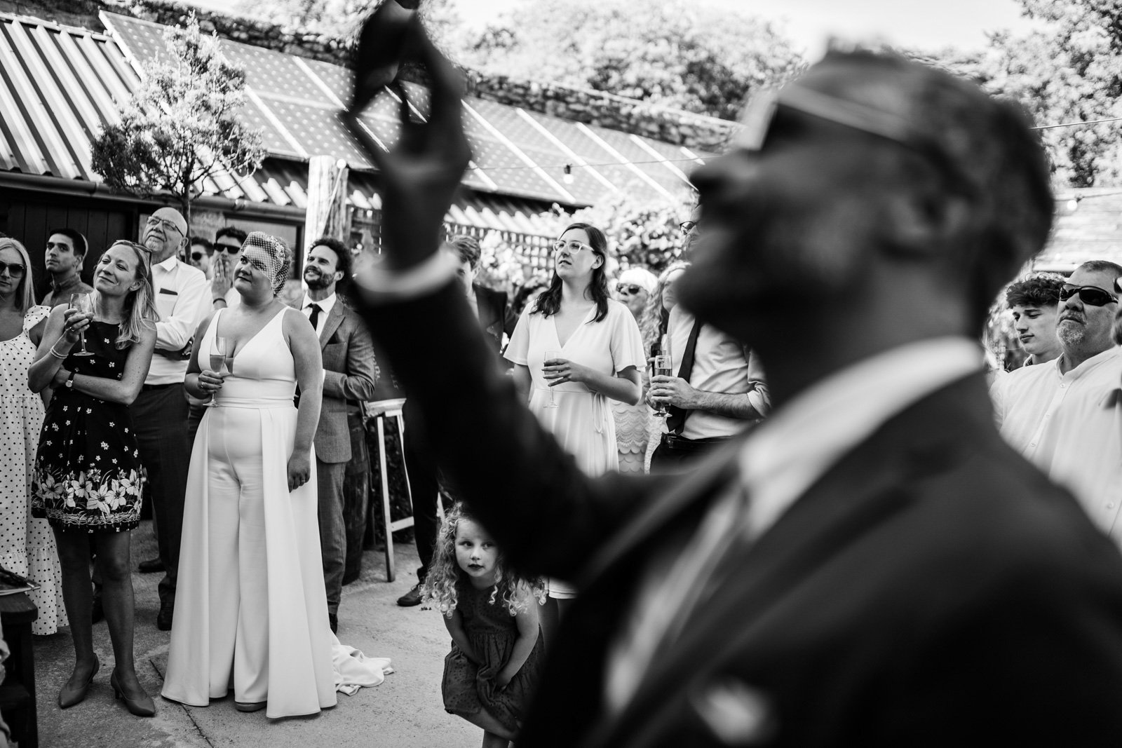 guests during speeches at a wedding - 2022 wedding round up no nonsense heartfelt wedding photography leeallenphotos