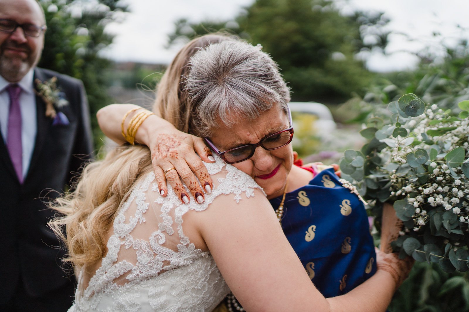 Mum crying before a wedding in Birmingham - 2022 wedding round up no nonsense heartfelt wedding photography leeallenphotos  