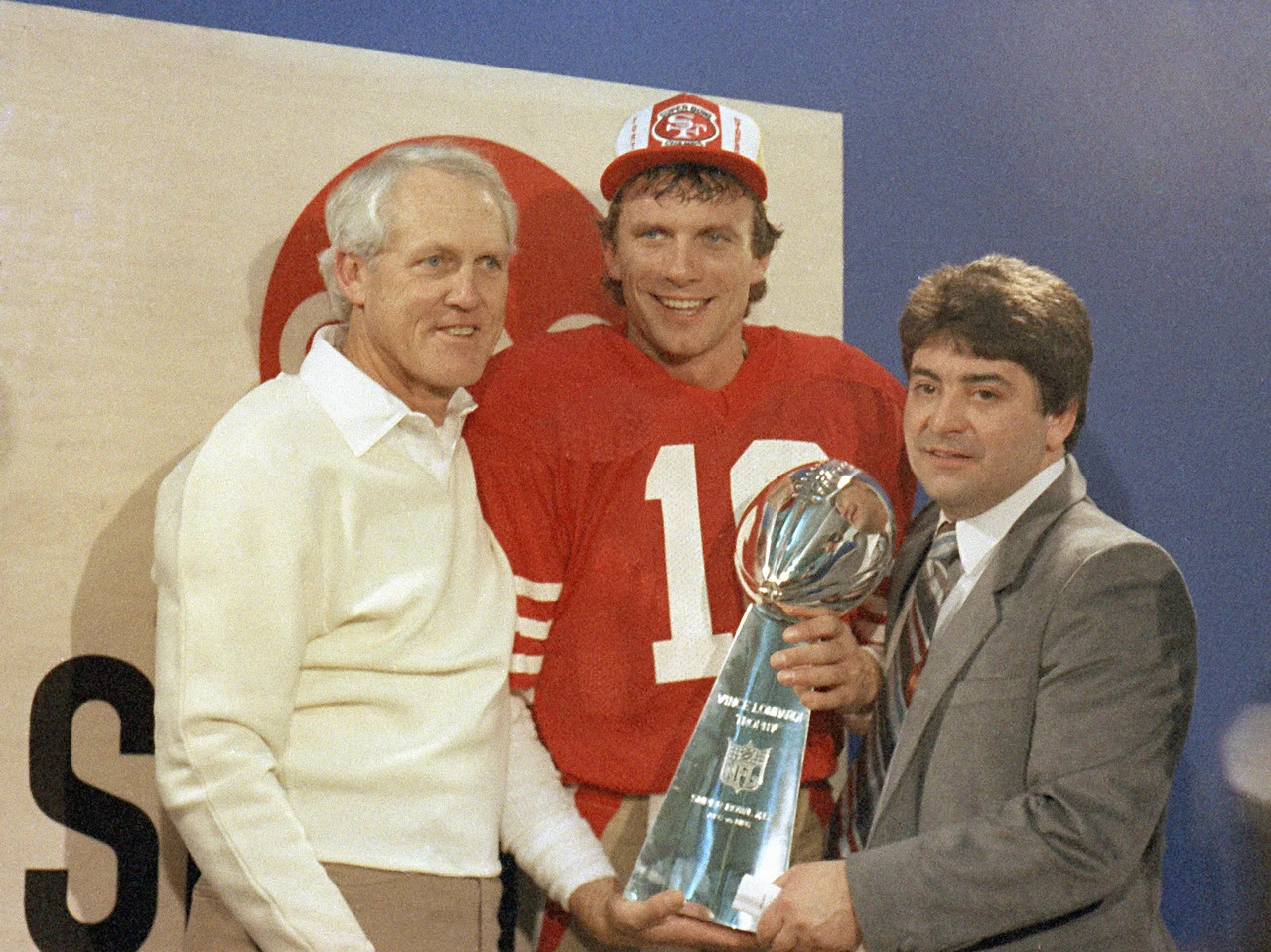Eddie Debartolo Joe Montana Bill Walsch