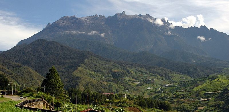 The Majestic Mt Kinabalu from Kundasang. Credits - Wikimedia