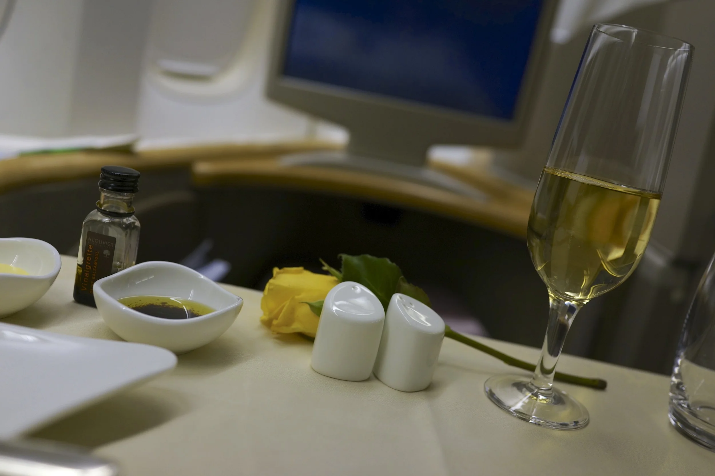 Asiana First Class, Boeing 747-400