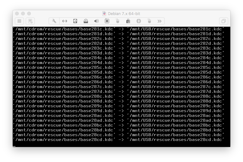Making that bootable flash drive. The title of the OS was the default for a Linux template.