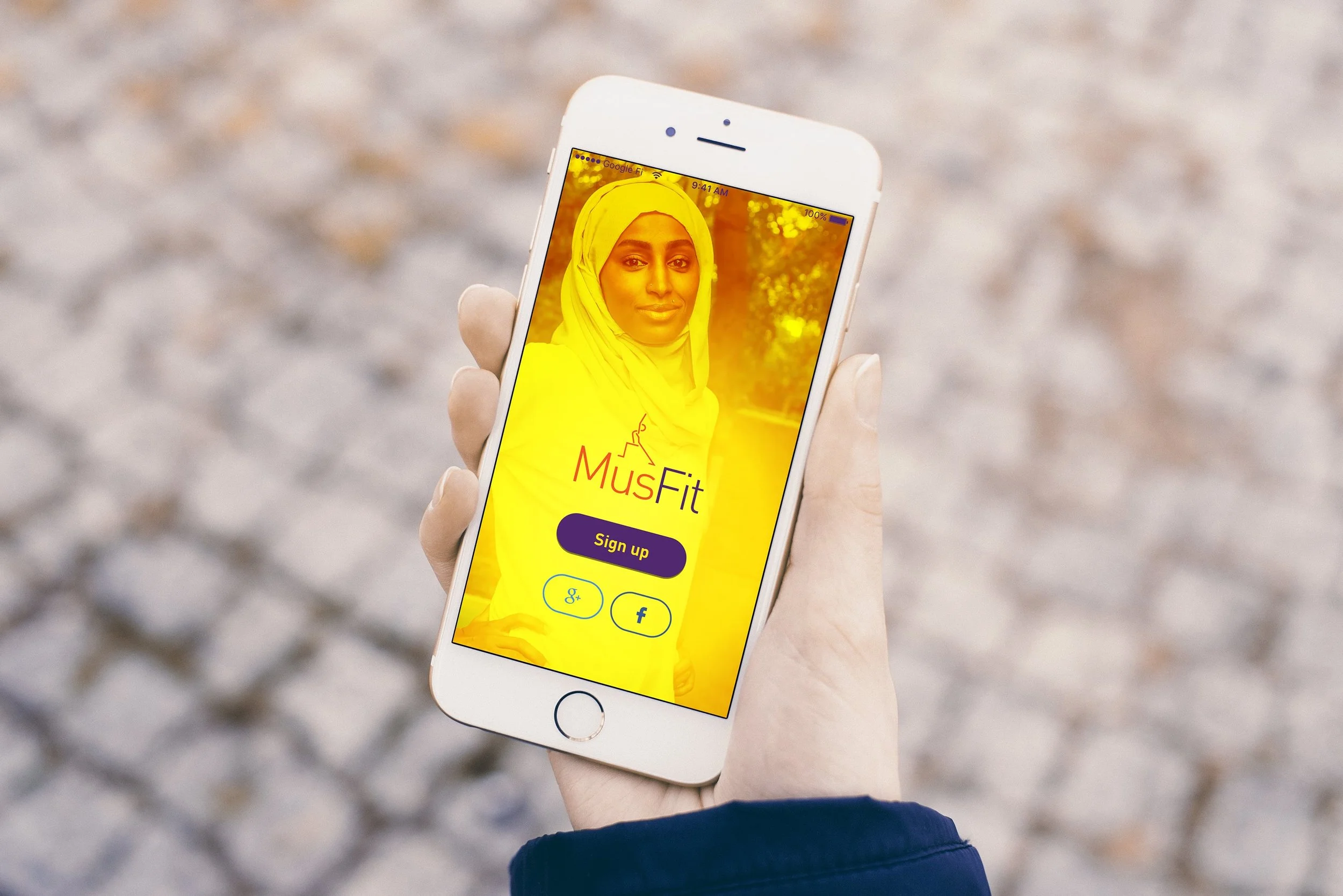 MusFit home screen