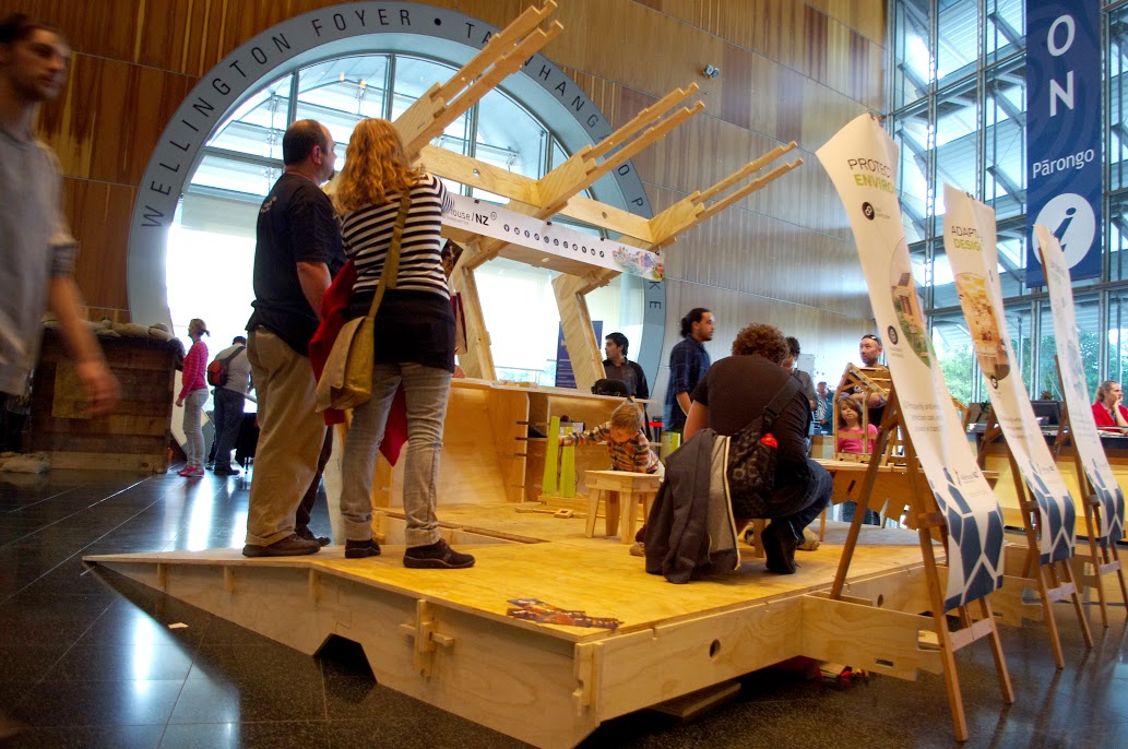 WikiHouse at Makertorium, Te Papa.