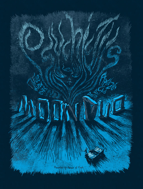 Psychic Ills Dallas gigposter