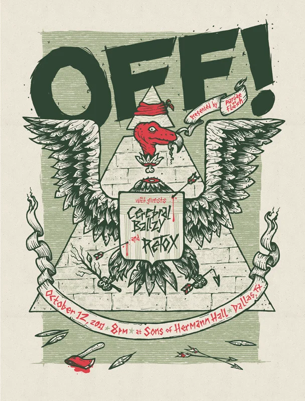 OFF! gigposter 2011