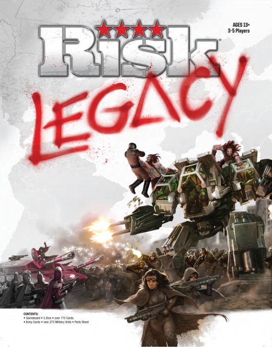 Risk Legacy packaging, contents and design jason taylor