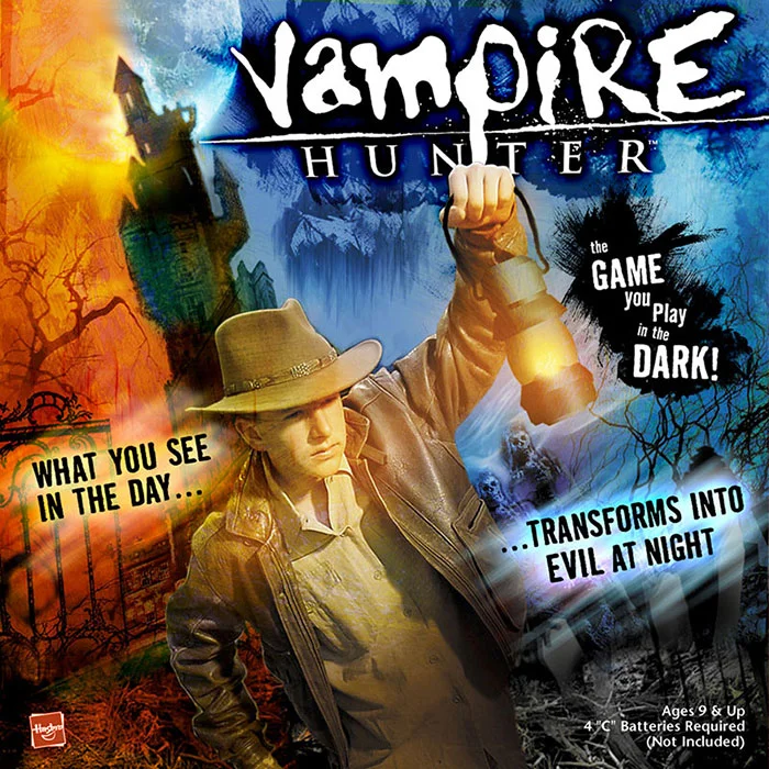 Marketing decided they wanted something the kids could relate to... Make it so the kids envision themselves as the Vampire Hunter. So I enlisted the work of sci-fi and horror book cover artist Cliff Nielsen. He is also responsible for much of the co…