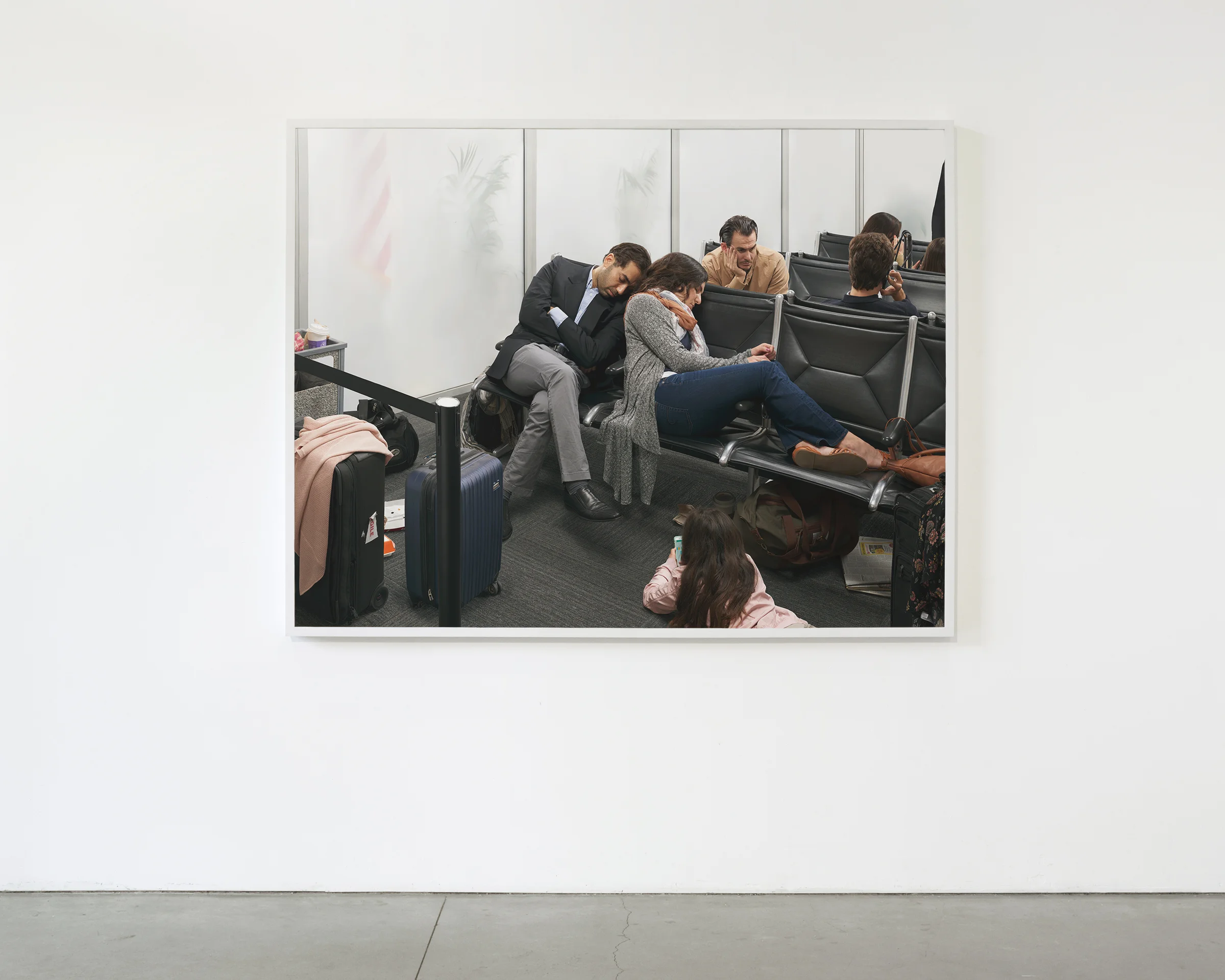 “Airport Terminal”, 2017 - 2018 54 x 70.5 in. (137.15 x 179.07 cm)