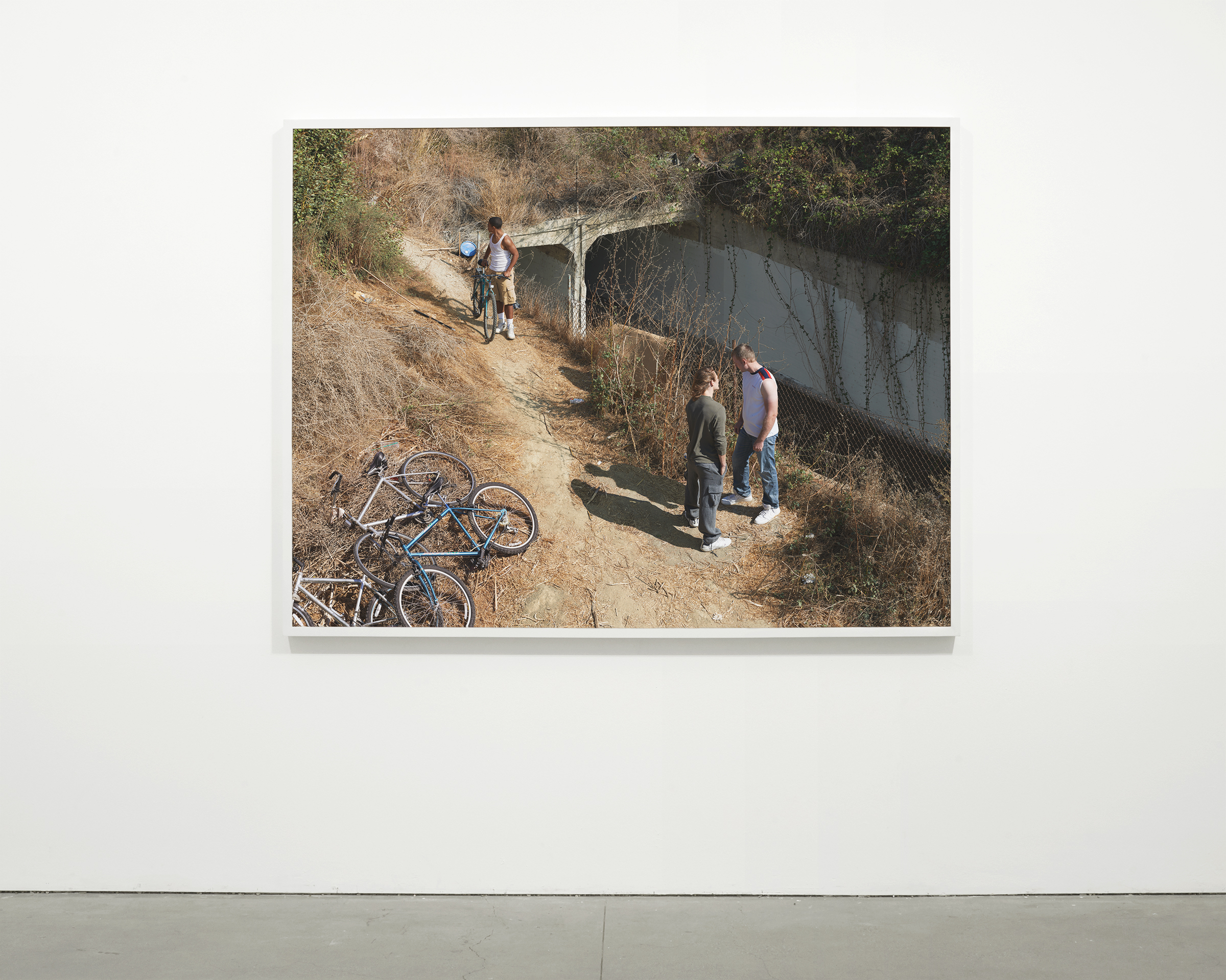  “Embankment (Ad Infinitum)”, 2017 - 2018  54 x 71 in. (137.15 x 180.35 cm) 