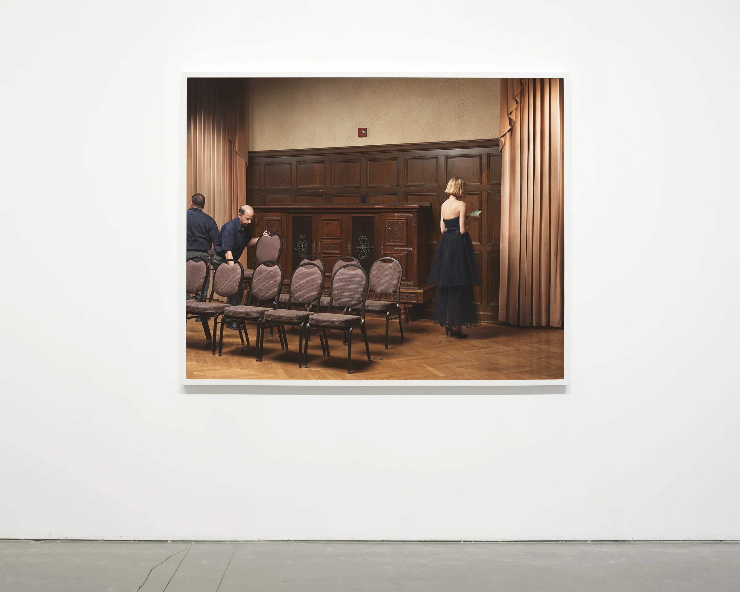 “Rehearsal”, 2018 54 x 67.50 in. (137.15 x 171.45 cm)