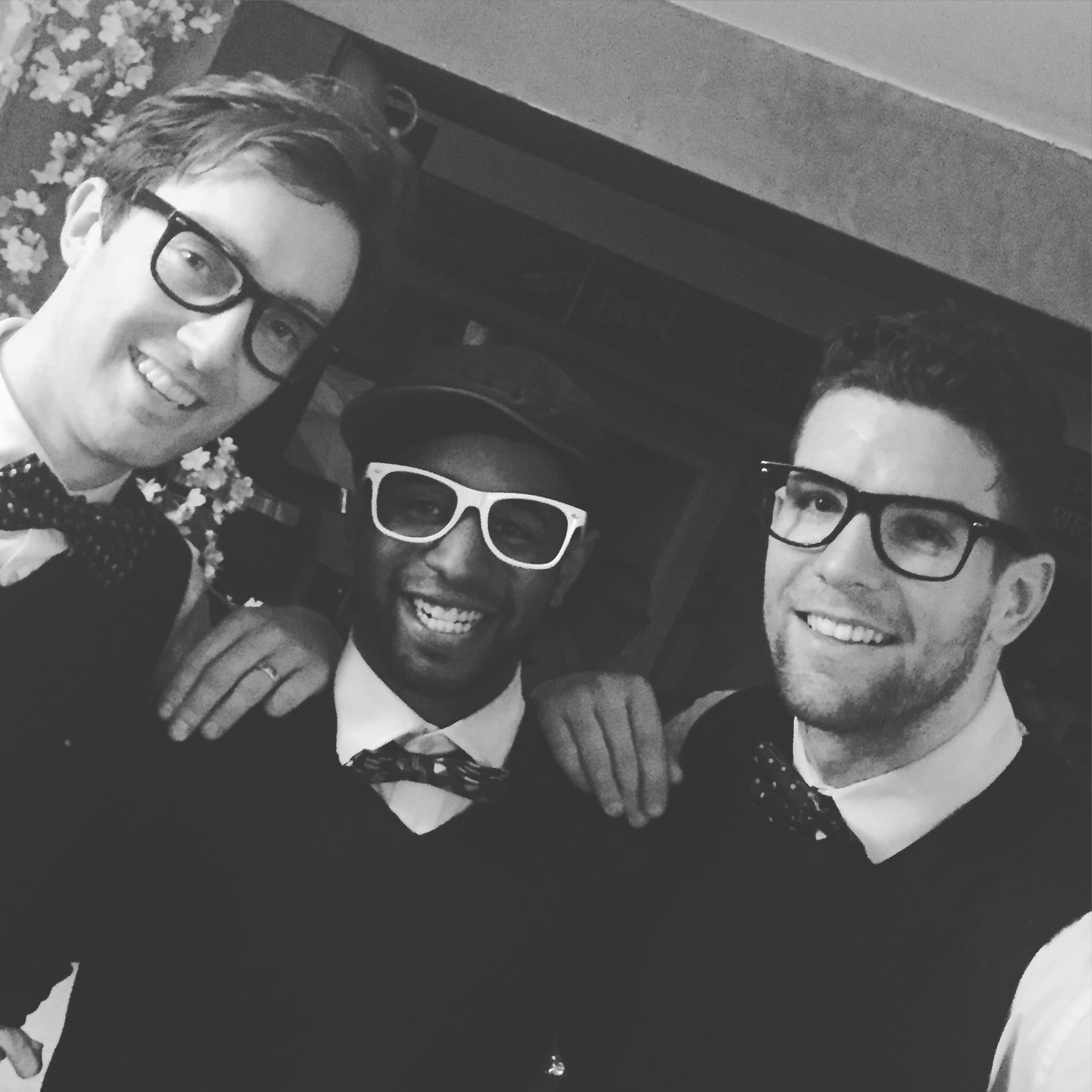 The Souljers looking slick before the show!