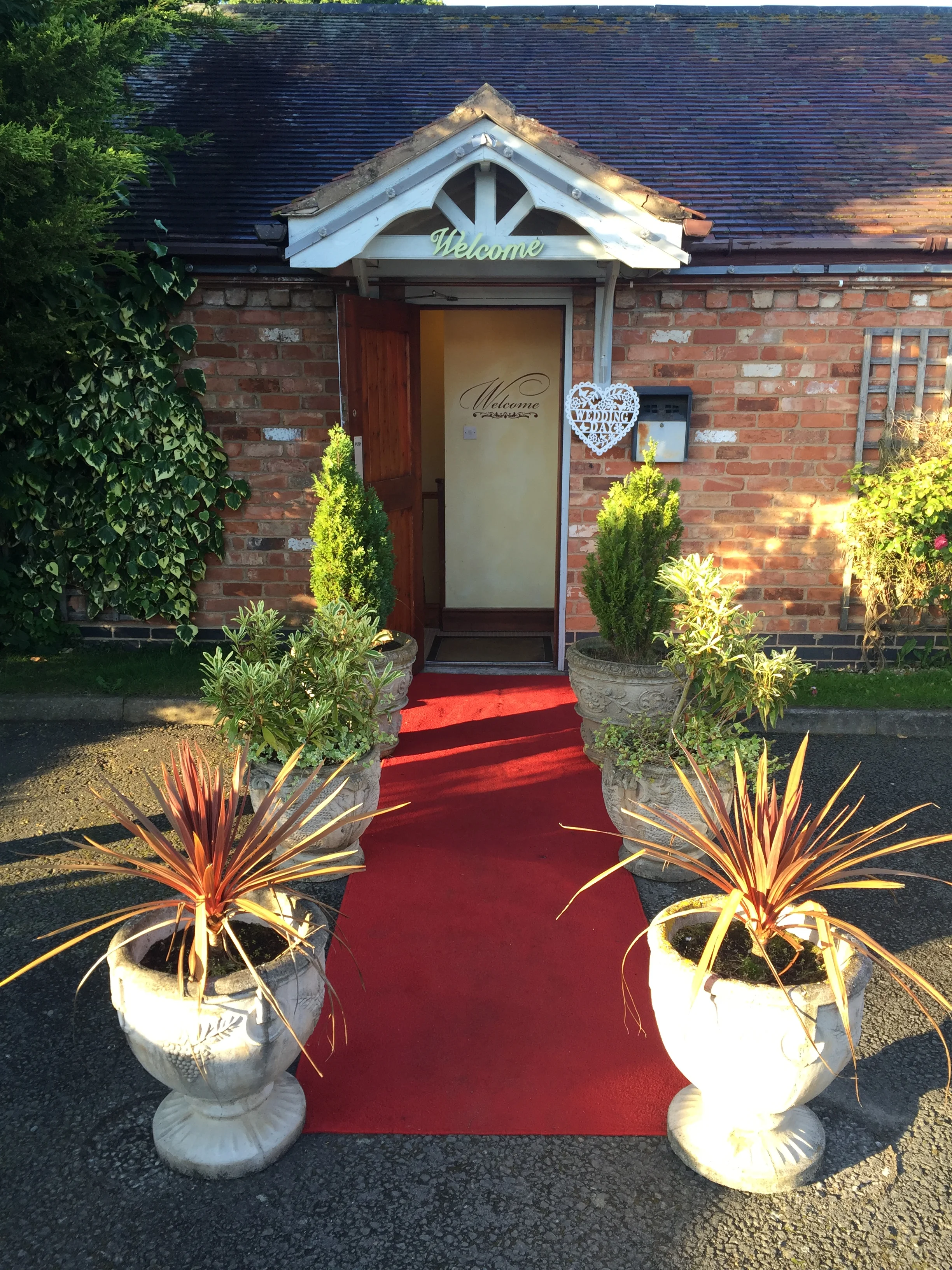 The red carpet treatment at The Royal Arms Hotel, Warwickshire