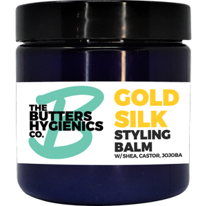 Gold Silk Jojoba X Castor Styling Cream for Natural Curly, Kinky, Nappy Hair  — The Butters Hygienics Co.