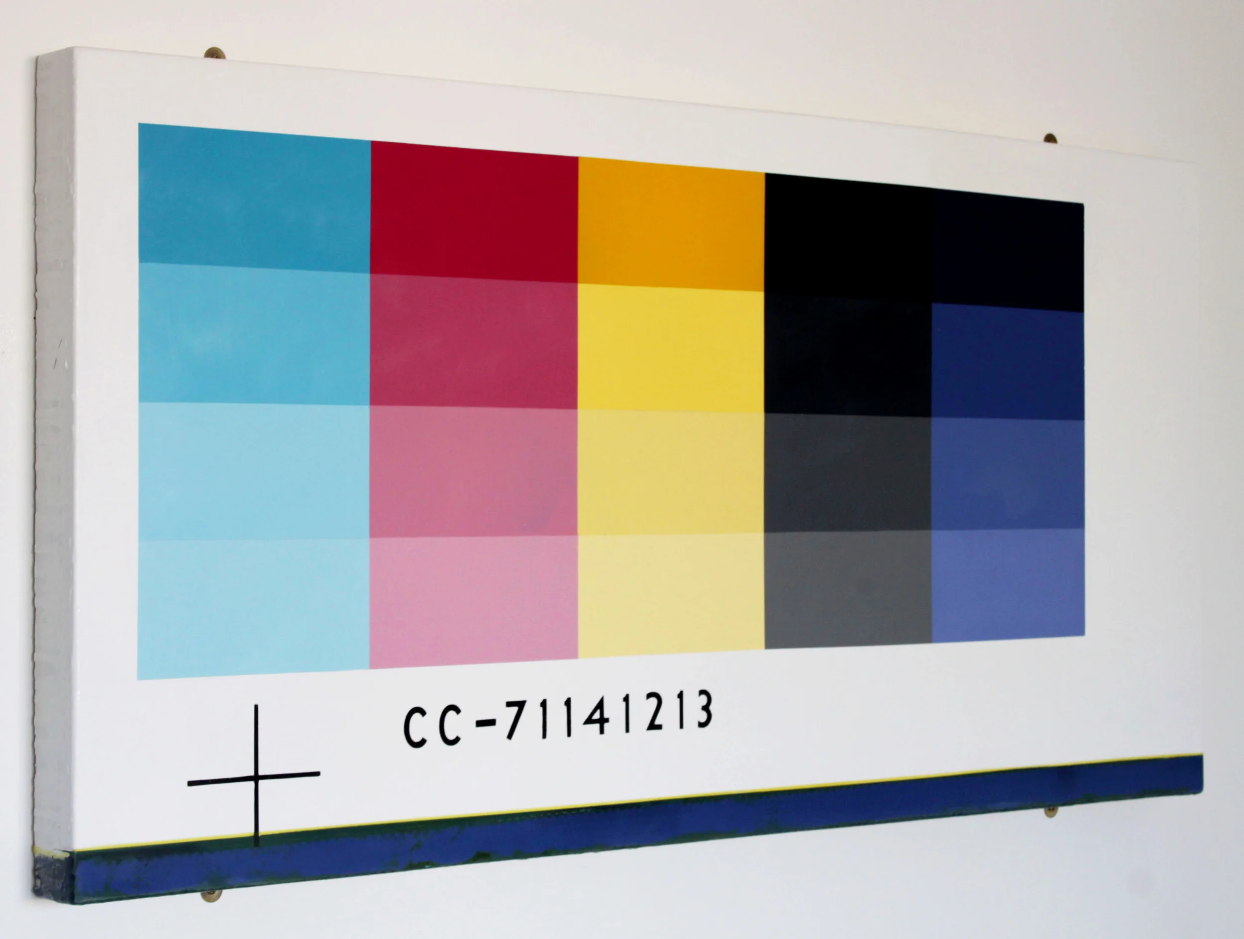 Peripheral CC-71141213 Coloured Polyester resins on board 61cm x 122cm An imaginary peripheral landscape