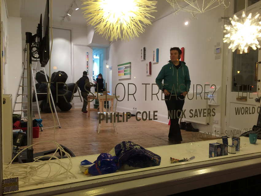 Trash or Treasure - A Peripheral View - setting up