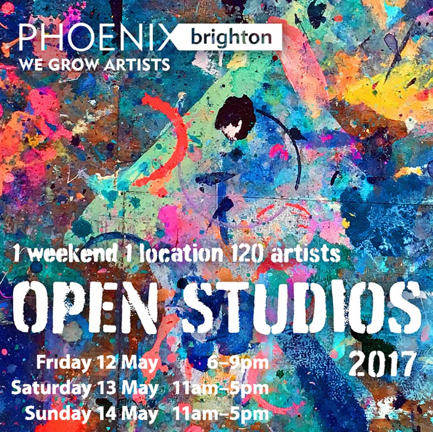 Open Studios at Phoenix Brighton Phoenix is opening its doors again during the Brighton Festival. There's a preview event on Friday 12th May, 6-9pm, to which you are invited. I'll be there all weekend, Saturday & Sunday 13/14th May, 11-5pm so it would be great to see you if you're in the neighbourhood.