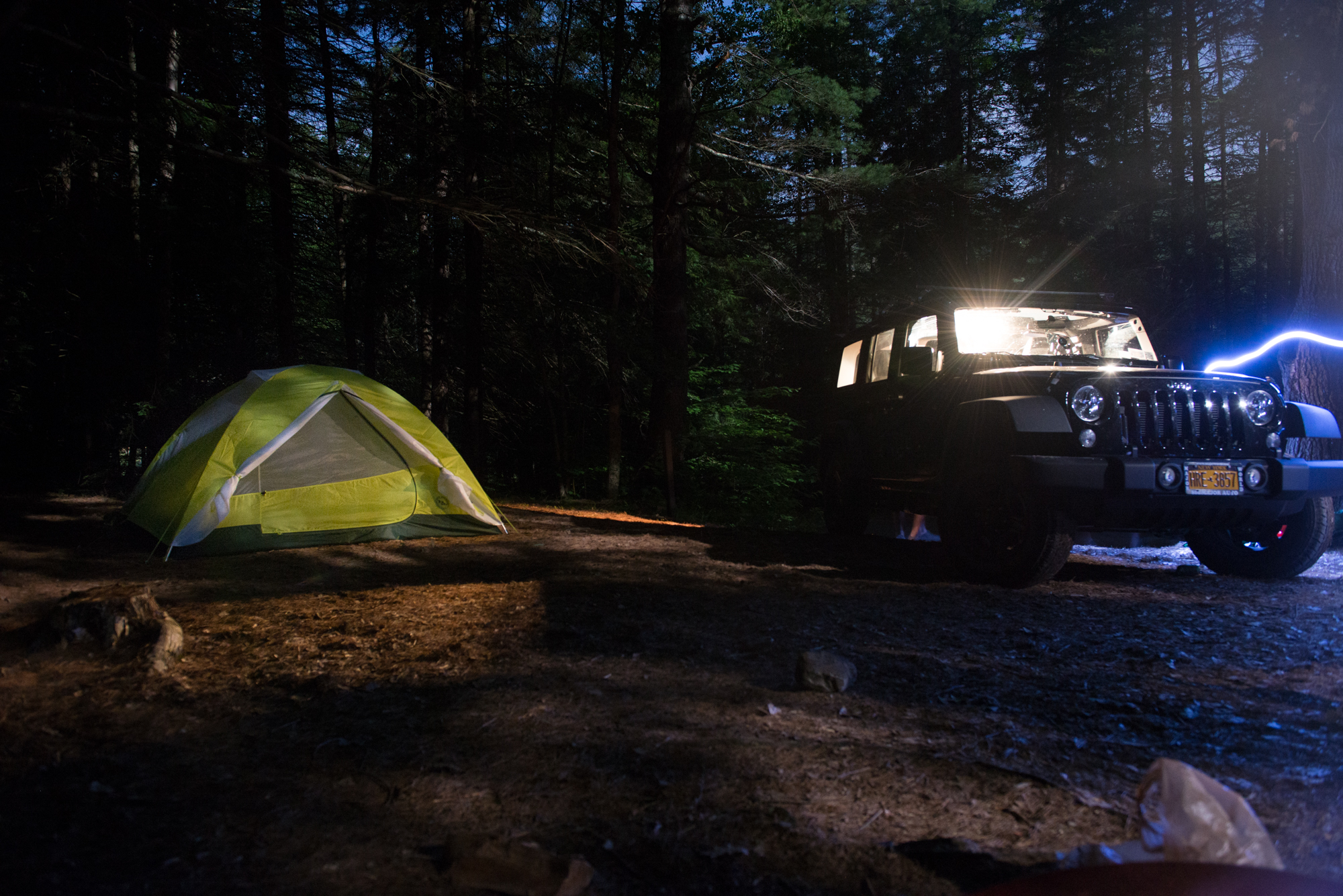 Time to pack up for bed time. Long exposure.
