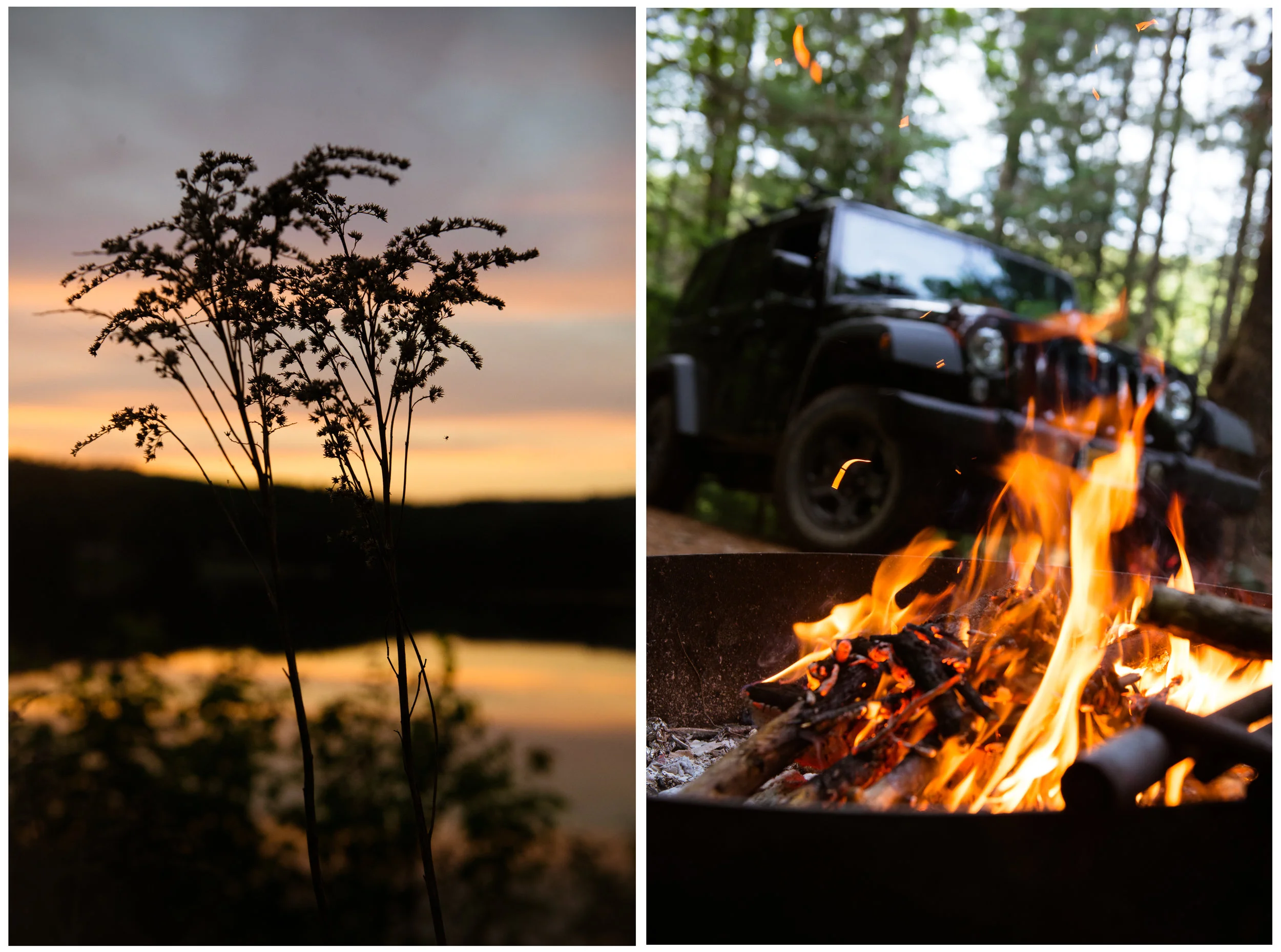 Evening walks and fires