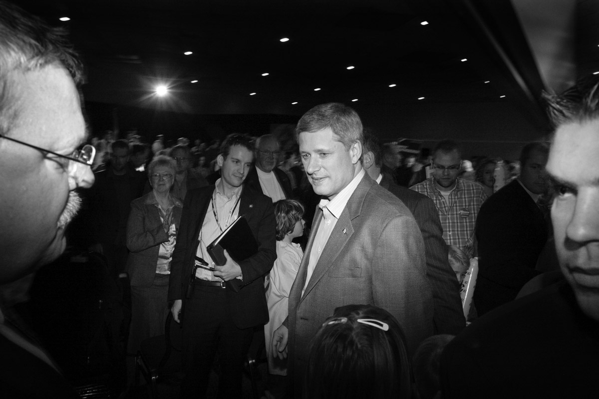  Prime Minister Stephen Harper, 2008 Federal Election Campaign, Edmonton 