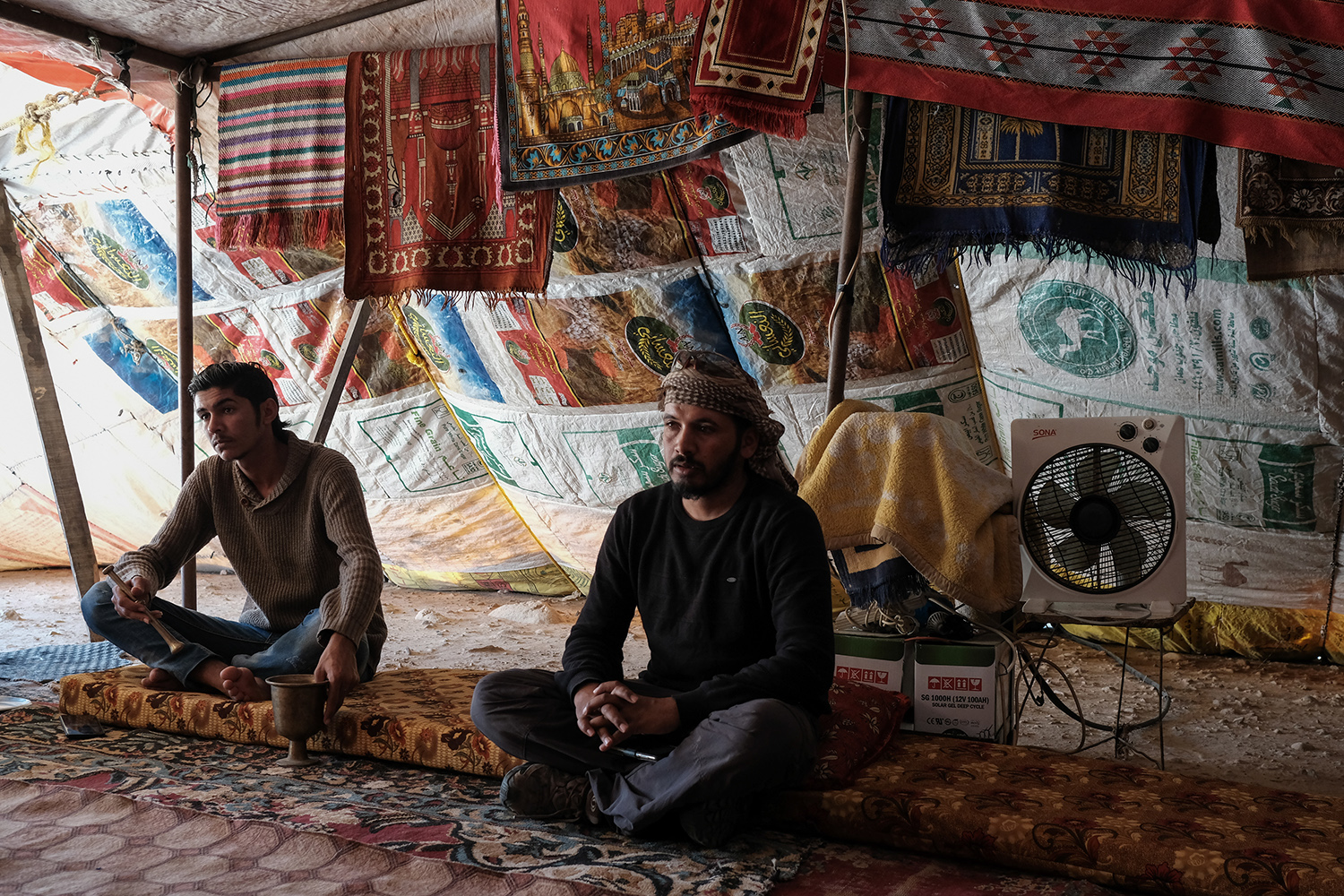  Bedouin tent, Wadi Feynan, Jordan. 