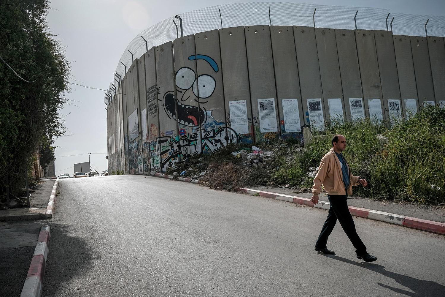  Separation wall, Bethlehem, West Bank (Palestine). 