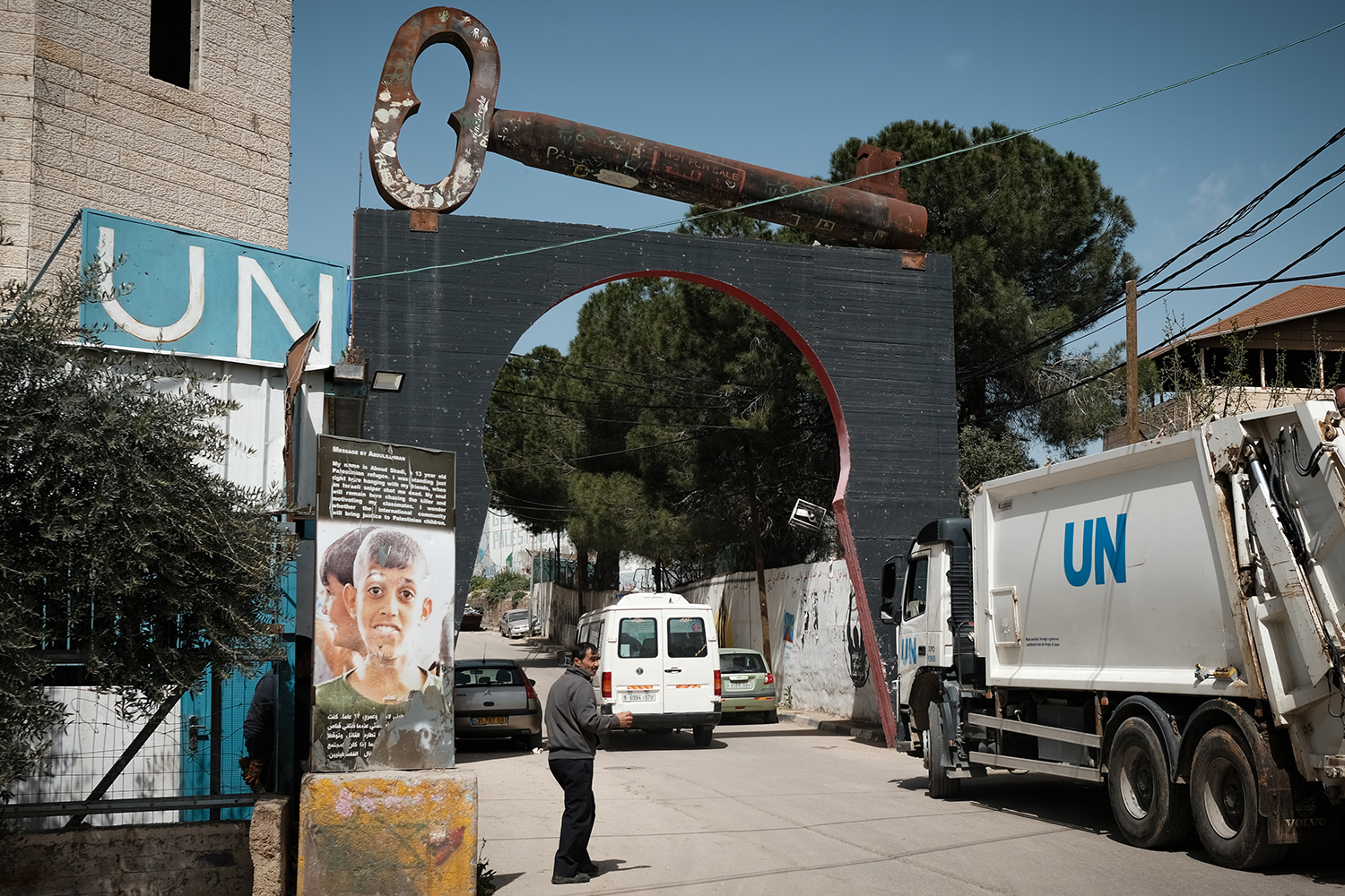  The UN continues to provide essential services to refugee camps in the West Bank. 