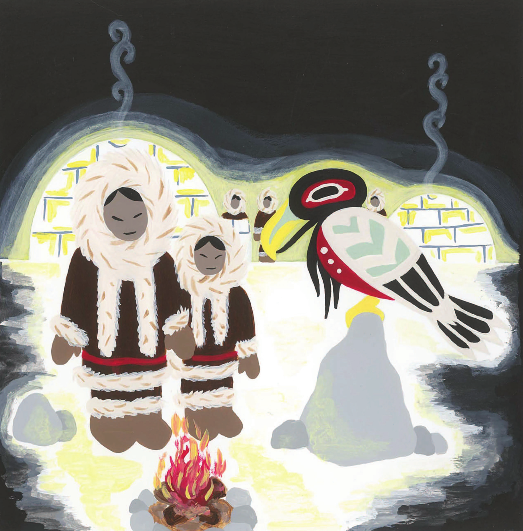 Crow Brings Daylight - An Inuit Legend conv 3.png