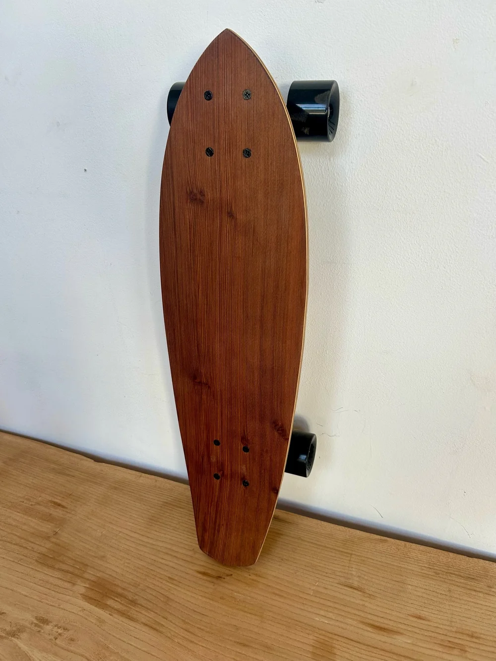 Mustache Skateboard in Redwood — Hess Surfboards