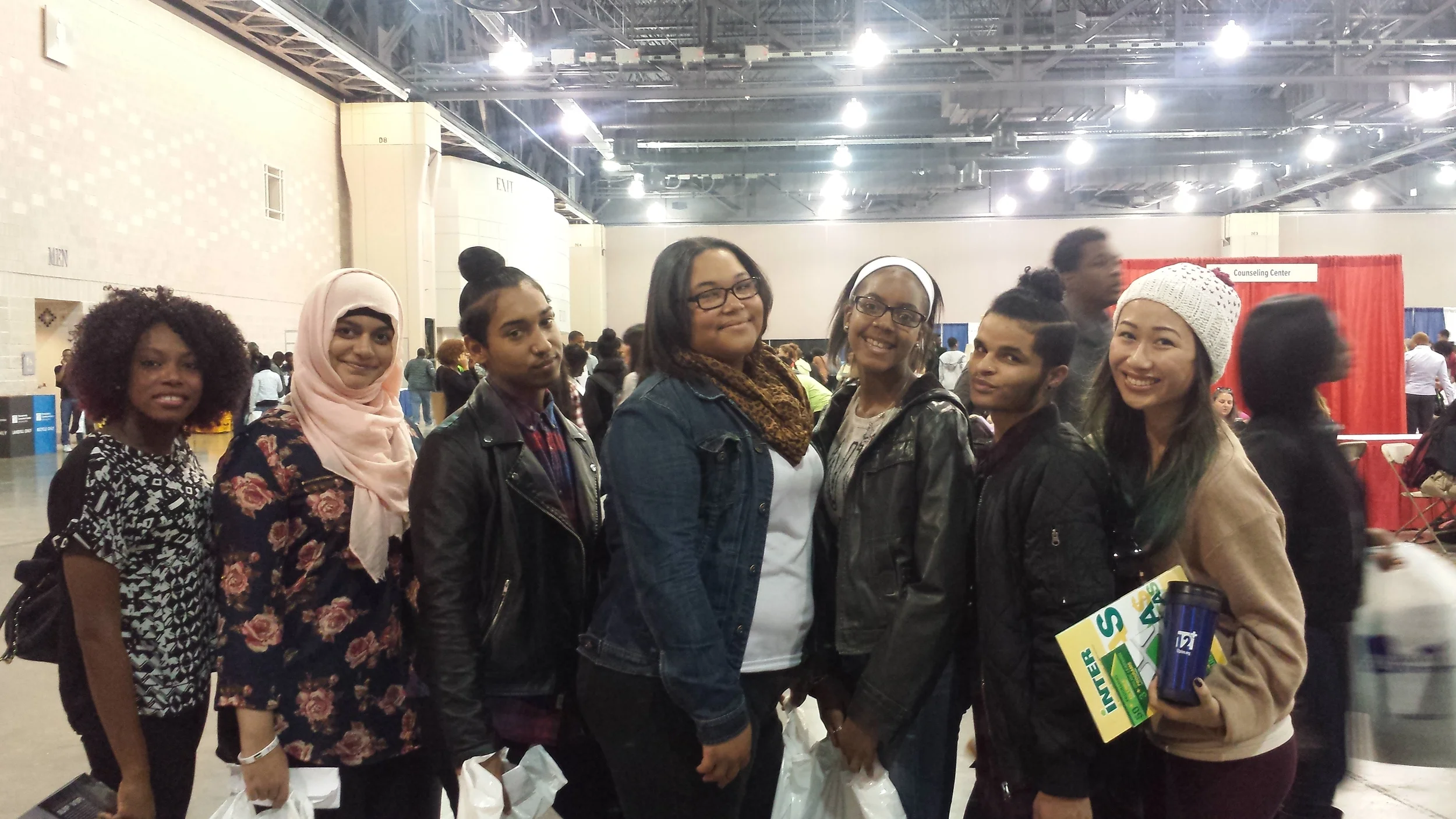 KHSA Team and students at the NACAC College Fair