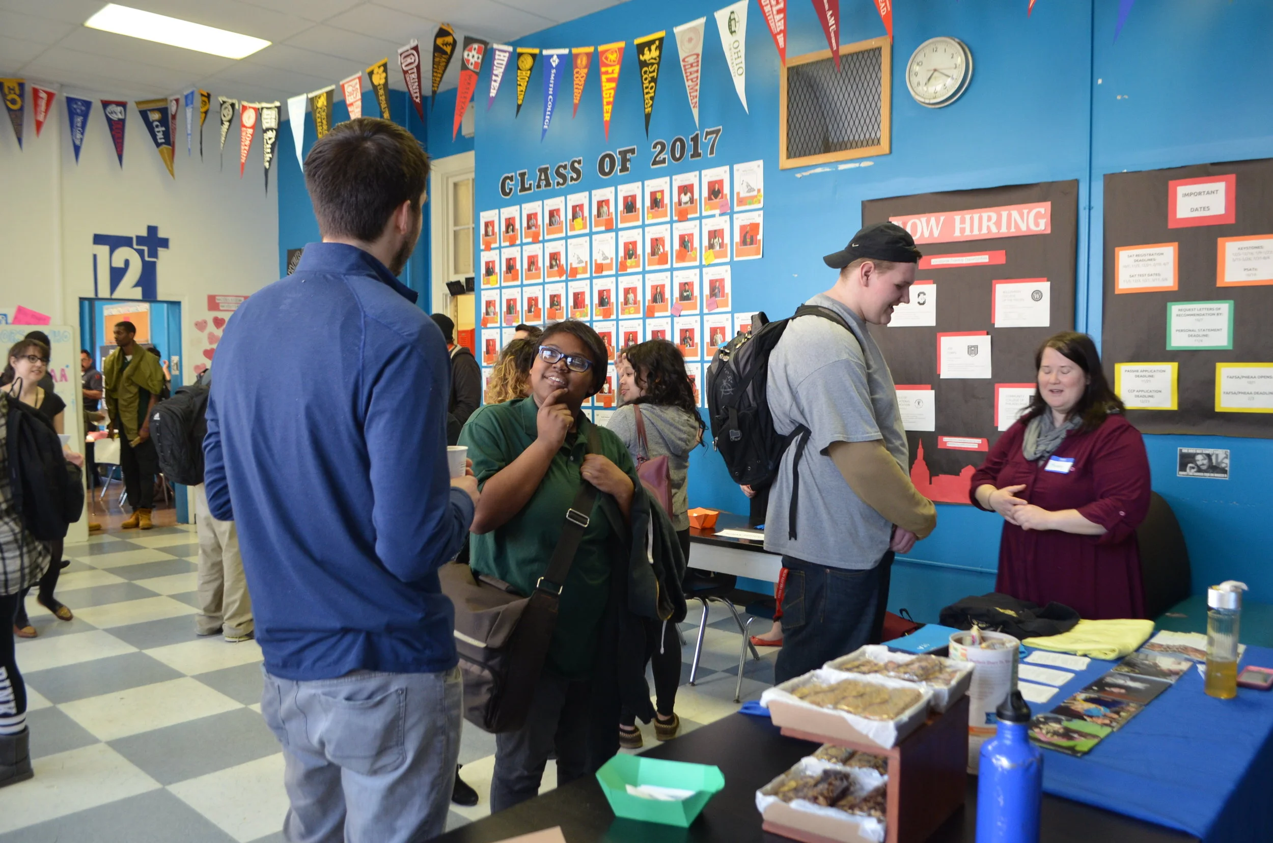A student considers new possible career choices after talking to a local entrepreneur.